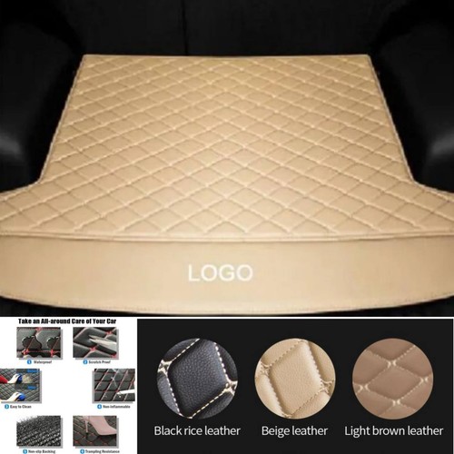 For Hyundai Car Trunk Mats Custom All Series Pu Leather Waterproof Floor Mat Rug - Imagen 12 de 30