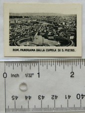 1936 Scerries Cigarette card No. 3 Rome Panorama dalla Cupola di S. Pietro