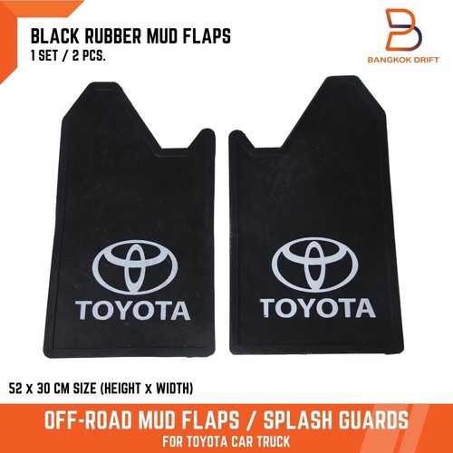 4WD 4X4 OFFROAD MUD FLAPS SPLASH GUARDS USE FOR TOYOTA CAR TRUCK BLACK