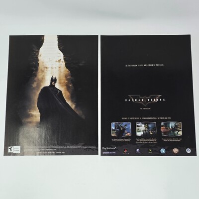 Batman Begins PS2 GameCube Xbox GameBoy Advance Afraid