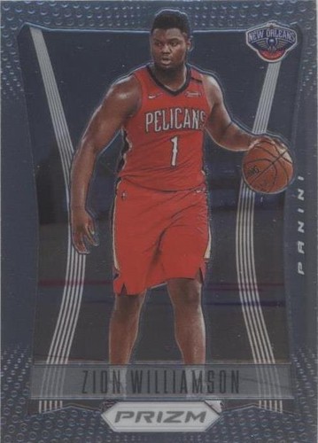 20-21 Panini Select Concourse #1 Zion Williamson Red White Orange