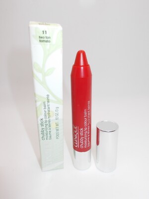 Clinique Chubby Stick Moisturizing lip colour balm Two Ton Tomato 11 NEW
