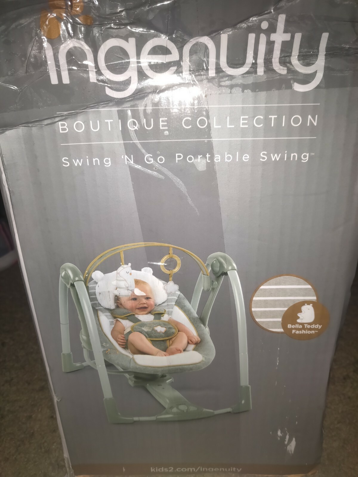 bella teddy portable swing
