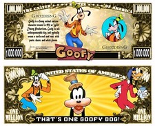 OUR GOOFY DOLLAR BILL (2 Bills)