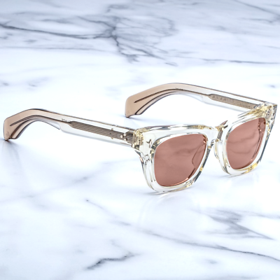 Jacques Marie Mage DEALAN SHIRONERI Clear w/ Gold Sunglasses Frame