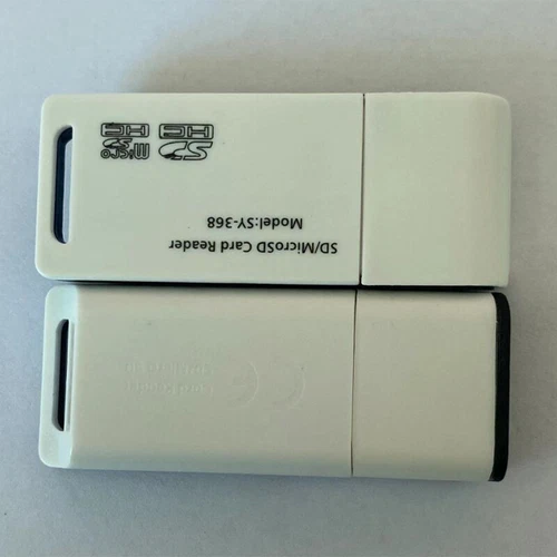 USB 2 In 1 High Speed Card Reader For SD Micro SD TF Memory Card Adapter