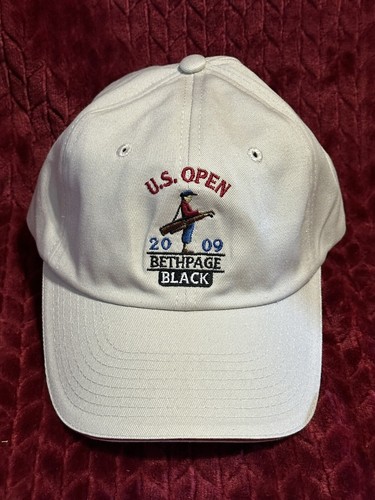 Casquette de golf noire ajustable avec strapback USGA US Open Bethpage Casquette de golf noire ajustable avec strapback USGA US Open Bethpage