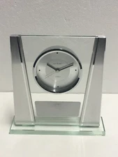 Danbury Clock Co. “Things Remembered”Quartz Glass Mantle Clock