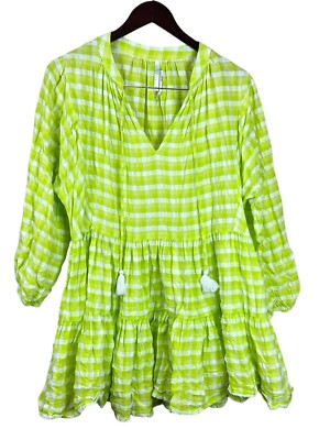 seafolly green dress Tropica Midi Dress L JADE