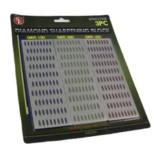 Universal Diamond Knife and Blade Sharpening Block Set 3 Piece