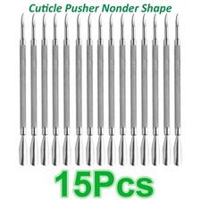 Cuticle Pusher Remover Nail Cleaner Manicure Pedicure Stainless Steel Tool Set