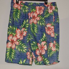 Roundtree  Yorke Caribbean Floral Swim Trunks Mens Sz 2XT