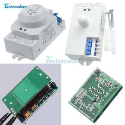 220V 5.8GHZ Microwave Radar Sensor Smart Switch DC12V-24V AC220-240V for Home