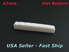42mm Guitar Bone Nut Slotted For Many Gibson Les Paul Epiphone Similar