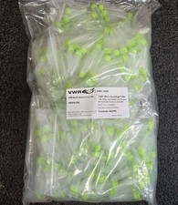 Sealed Bag of 500 VWR 1.5 mL Conical Microcentrifuge Tubes w/Screw Cap 89004-290