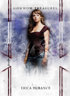 Erica Durance Lois Lane Art Card Limited #ed/100 John Rudolph Signed Smallville