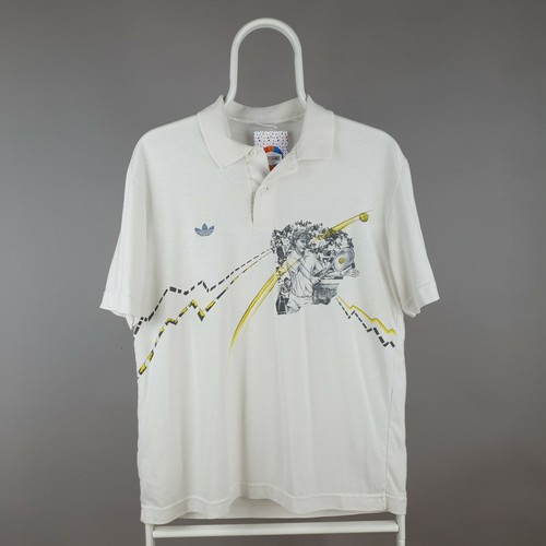 Vintage Adidas polo shirt Stefan Edberg 