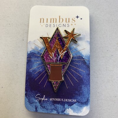 Harry Potter Pin Nimbus Designs Weasley Wizard Wheezes Orange  W  A Grade