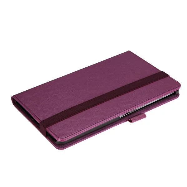 For SAMSUNG GALAXY TAB Pro 8.4" Purple Leather Folio Case with Credit Card Slots - Image 3 of 4