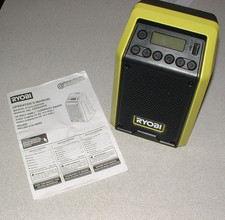NEW RYOBI 18V Compact Bluetooth Speaker  FM Radio PCL600