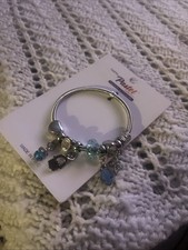 Silver Plated Charm friendship Bracelets for girlsexquisite cute Stainless St...