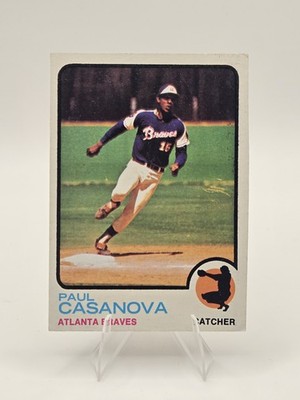 1973 Topps #452 Paul Casanova Atlanta Braves VG+ *Set Break*