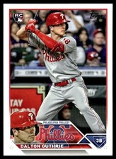 2023 Topps Dalton Guthrie Rookie Philadelphia Phillies #398