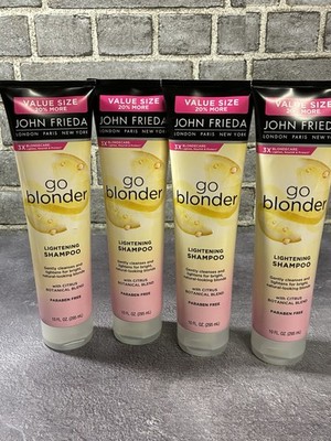 John Frieda Go Blonder Lightening Shampoo 10 Fl Oz (4) Value Size
