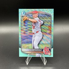 JJ Wetherholt Aqua Wave /125 2025 Bowman Draft Chrome #BDC-145 RC 