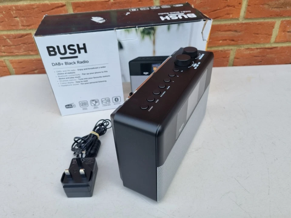 Bush DAB+ Bluetooth Digital FM Radio Alarm Clock Speaker NE-2722 Boxed. New Bush - Image 4 of 4