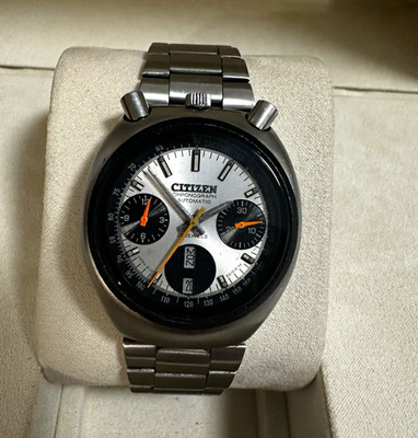 Citizen Chronograph Automatic Automatik Chronograph Datum Edelstahl Ref. 67-9011