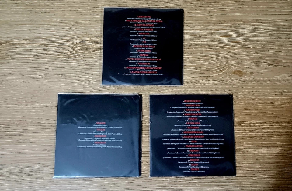 Renato Zero Stock 3 CD In Bustina+Volumetti (Come Nuovi) - Immagine 4 di 4