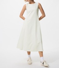 Genuine UNIQLO AIRism Cotton T-Dress (Short Sleeve) OFF WHITE WOMEN