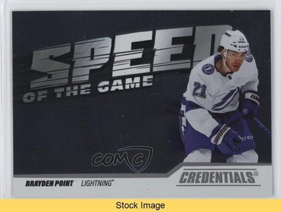 2024-25 Upper Deck Credentials Speed of the Game Stars Brayden Point READ 1ot4
