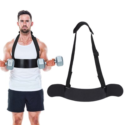 Heavy Duty Arm Blaster Bizeps Curl Support Thick Gauge Aluminiumlegierung Mi BAK
