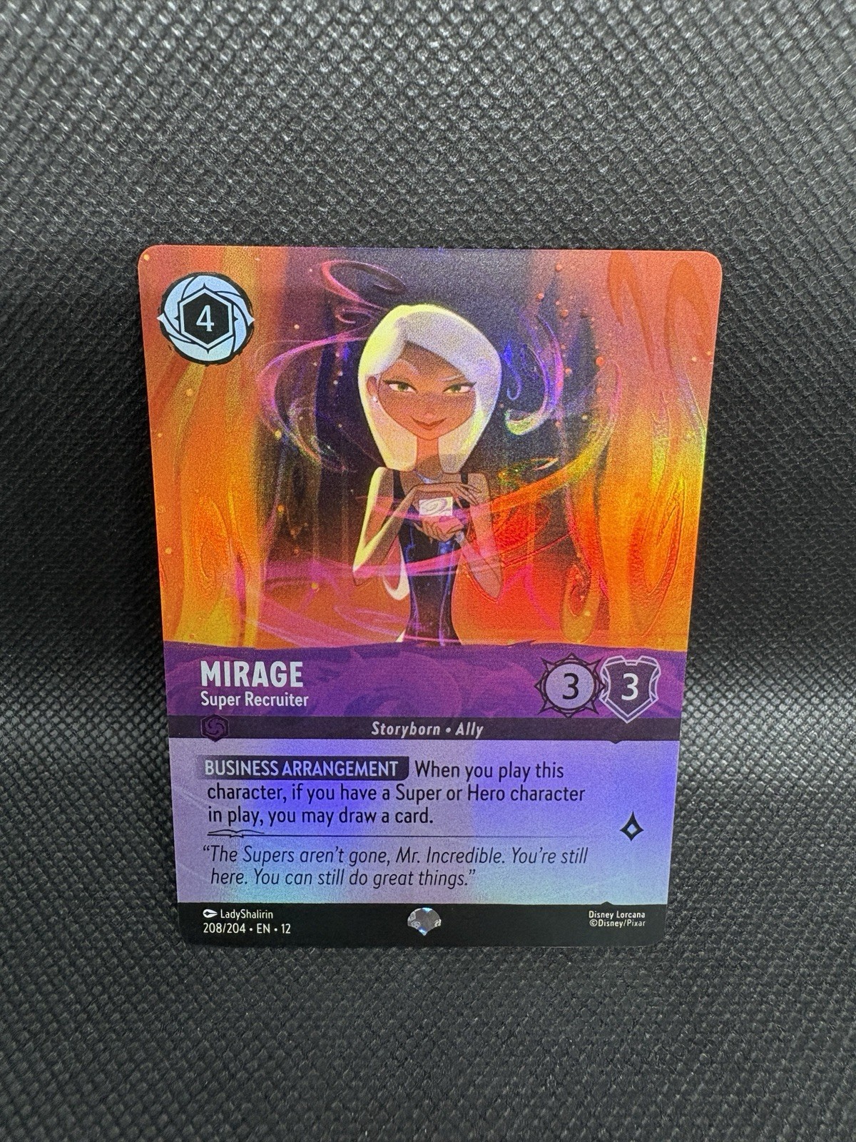 Mirage - Super Recruiter - Epic 208/204 - Wilds Unknown Disney Lorcana