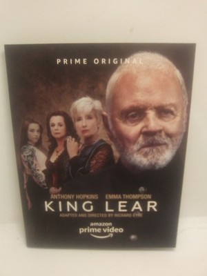 KING LEAR FYC DVD Anthony Hopkins Emma Thompson Jim Broadbent Amazon 2018  *NEW