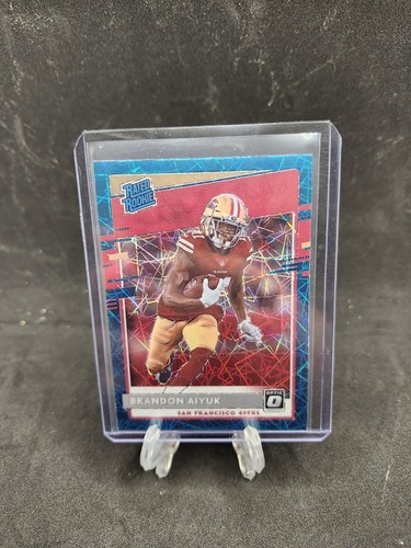 Brandon Aiyuk [Teal Velocity] #169 2020 Panini Donruss Optic card