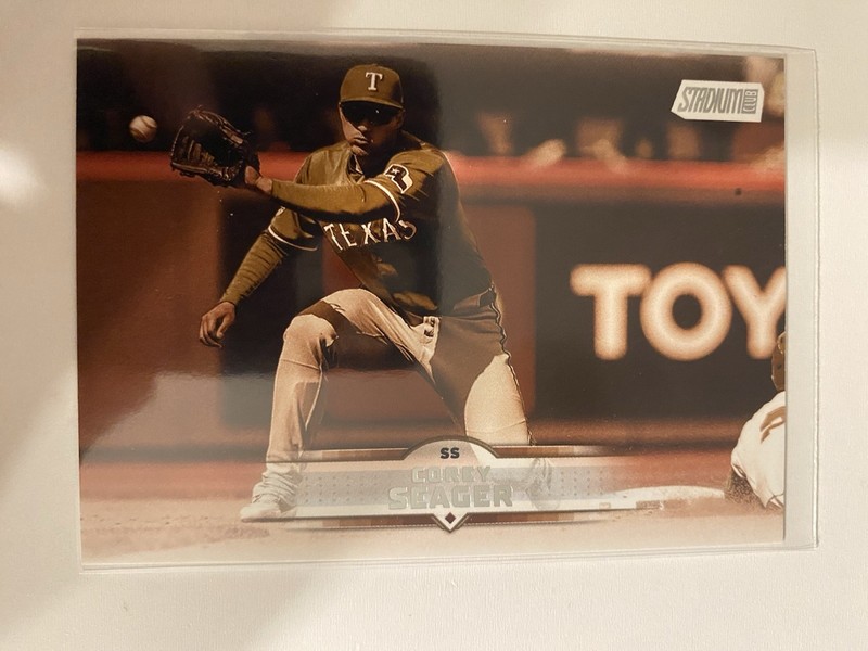 2025 Topps Stadium Club - Corey Seager #116 Sepia