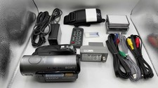 Sony Handycam HDR-HC1 HDV 1080i Camcorder Huge Bundle 2 batts,Av cable Bag  ext