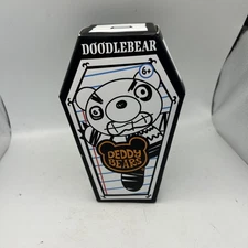 Deddy Bears Black White Doodlebear 5" Coffin Plush Series 3 License 2 Play