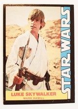 1977 Topps Star Wars Wonder Bread #1 Luke Skywalker 