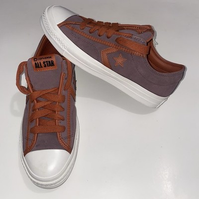 Converse Star Player 76 Suede Low Trail Mixed Red Terracotta Mens 8.5/ Women 10