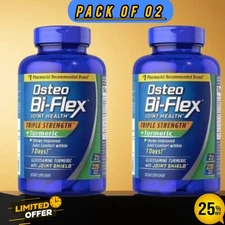 2 PACK Osteo Bi-Flex Joint Health, Triple Strength + Turmeric (220 Ct.) X 2= 440