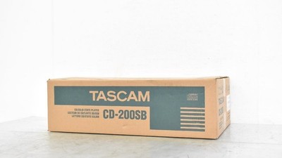 TASCAM CD-200SB CD Solid-State Mediaplayer Rackmontage alle Funktionen getestet