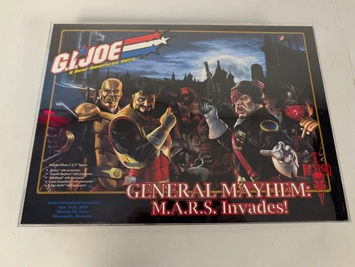 G.I. Joe 2002 Convention Set Mars Invades General Mayhem Complete New In Box