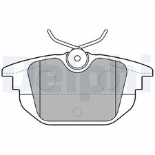 Satz Bremsbeläge Bremsklötze hinten für Fiat Barchetta 183 Brava 182 | 242498