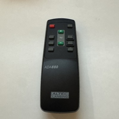 Altec Lansing ADA880 Computer Surround Sound Remote Control Tested/ Working
