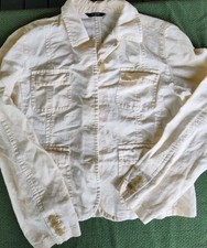 J.Crew Blazer Jacket Women's Sz 6 SP Ivory Buttons Classic Cocktail Career, Nice
