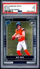 0924 Bo Nix 2024 Panini Donruss Optic #6 2014 Retro Series Rated Rookie PSA 7